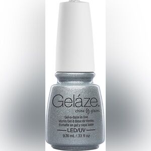 🩶China Glaze Gelaze Gossip Over Gimlet Gel and based in one LED/UV
